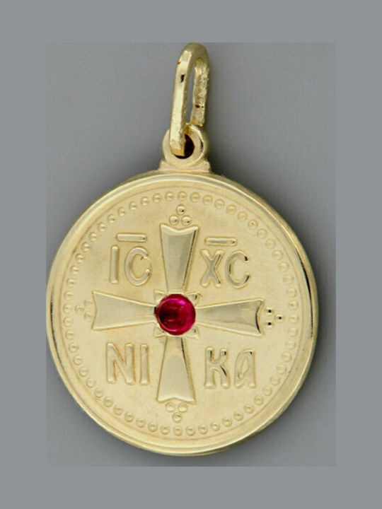 Ηώς Μενταγιόν Κωνσταντινάτο Χρυσό 14K Ηώς Μενταγιόν Κωνσταντινάτο Χρυσό 14K