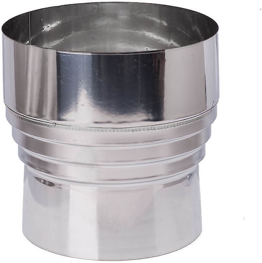 Spiroduct Συστολή Καπνοδόχου Inox 180mm Ασημί