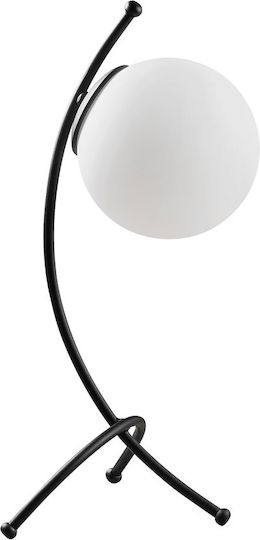 Opviq Lustră Decorativă cu Soclu pentru Bec E27 Negru