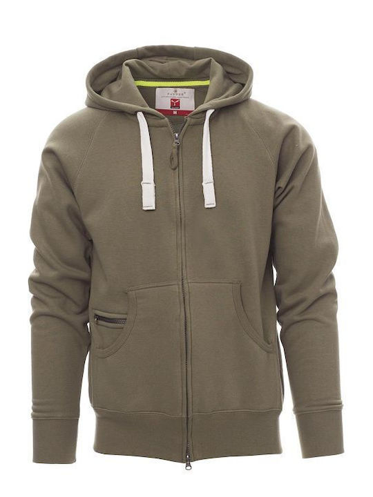 Payper Herren Langarm Sweatshirt Arbeit Gray mit Kapuze