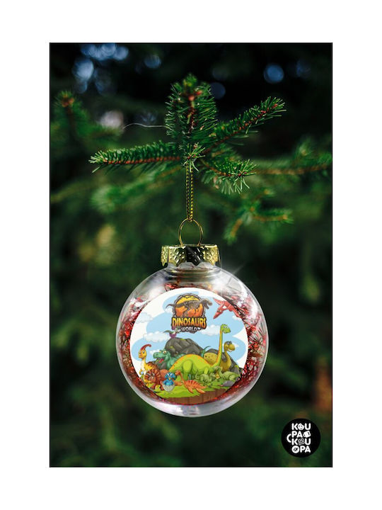 Weihnachtshänger Kugel Ornament Plastik Durchsichtig 8cm