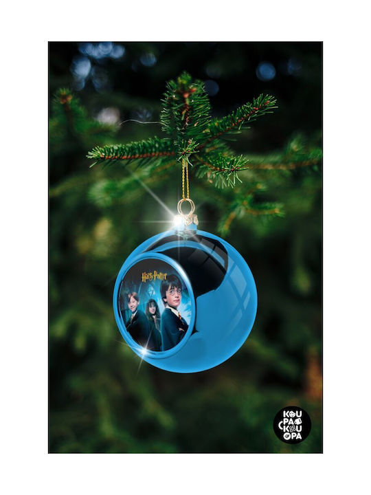 Harry Potter Philosopher's Stone Weihnachtshänger Kugel Ornament Plastik Blau 8cm