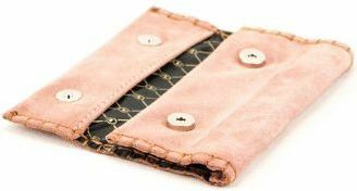 Tobacco Pouch With Magnetic Clasp 15.7x7.5cm Pink