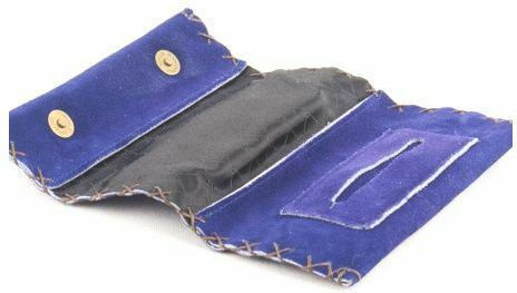 Tobacco Pouch With Magnetic Clasp Purple