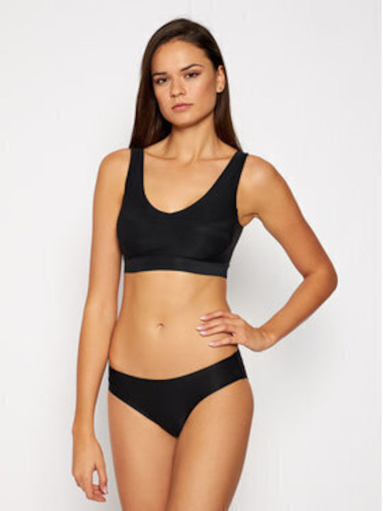 Soft Stretch Frauen Sport-BH Schwarz