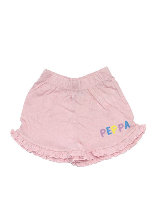 Peppa Pig Παιδική Πιτζάμα Καλοκαιρινή Γκρι