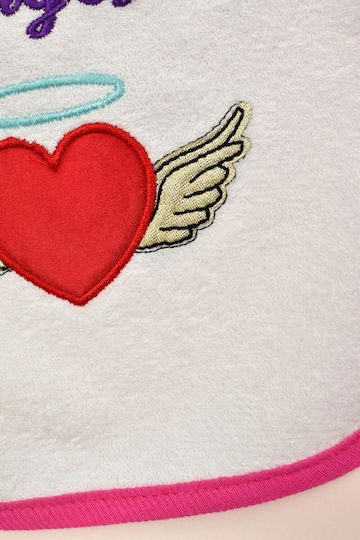 Potre Angel Impermeabila Bavetă material textil cu autocolant Fuchsia