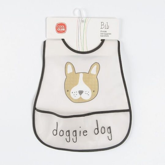 Cool Club Doggie Dog Σαλιάρα Υφασμάτινη με Τσέπη Διάφανη