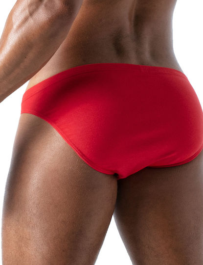 TOF Paris Ανδρικό Sexy Slip Κόκκινο