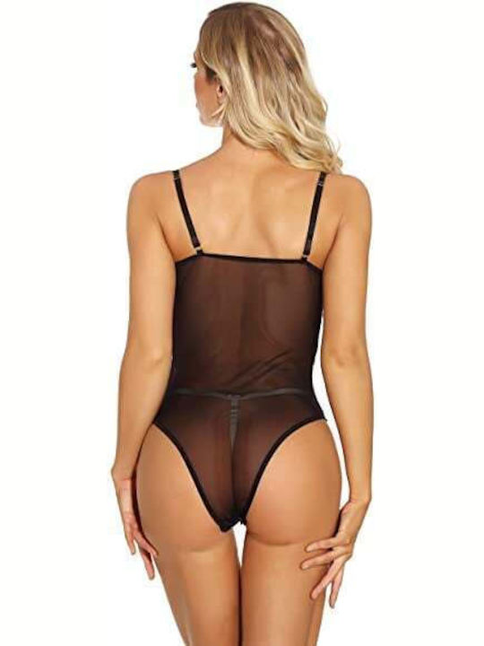 La Lolita Amsterdam Kaitlyn Sexy Κορμάκι με Δαντέλα Μαύρο La Lolita Amsterdam Kaitlyn Sexy Κορμάκι με Δαντέλα Μαύρο