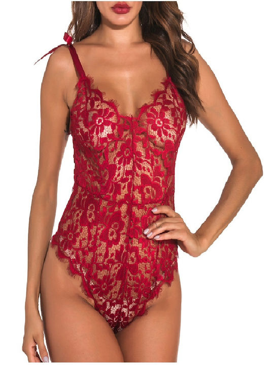 La Lolita Amsterdam Sexy Bodysuit with Transparency Green
