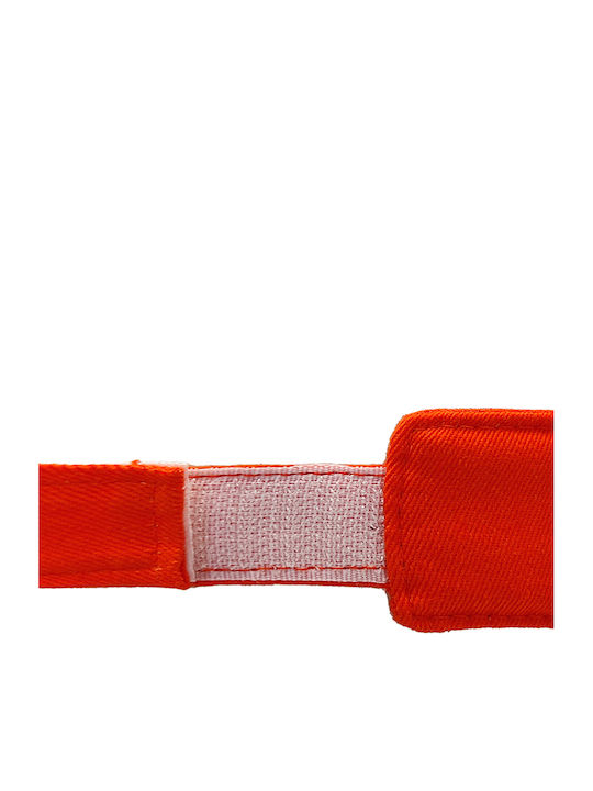 Brims and Trims Frauen Stoffartig Hut Visier Orange