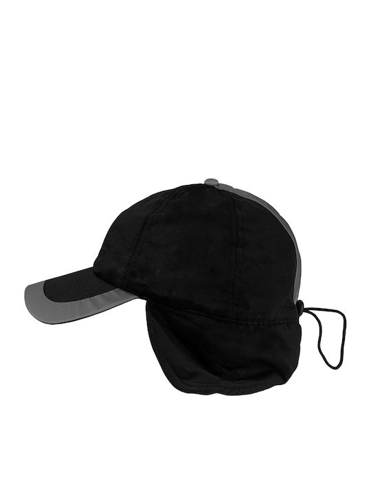 Brims and Trims Υφασμάτινo Ανδρικό Καπέλο Μαύρο