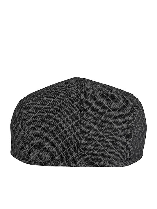 Brims and Trims Ανδρική Τραγιάσκα Μαύρη
