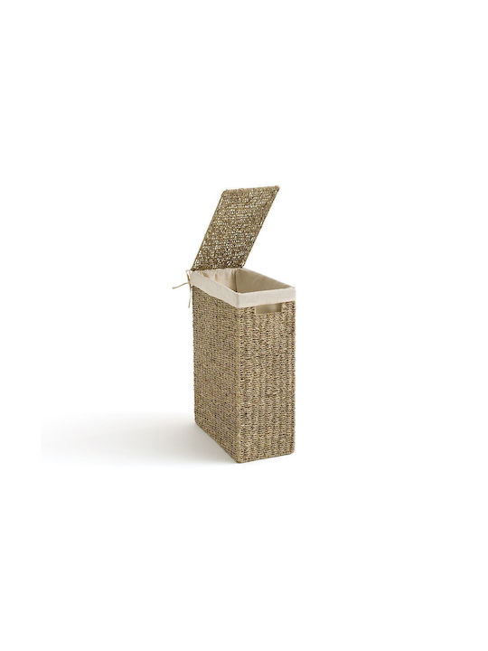 La Redoute Interieurs Wäschekorb Korbweide mit Deckel Beige