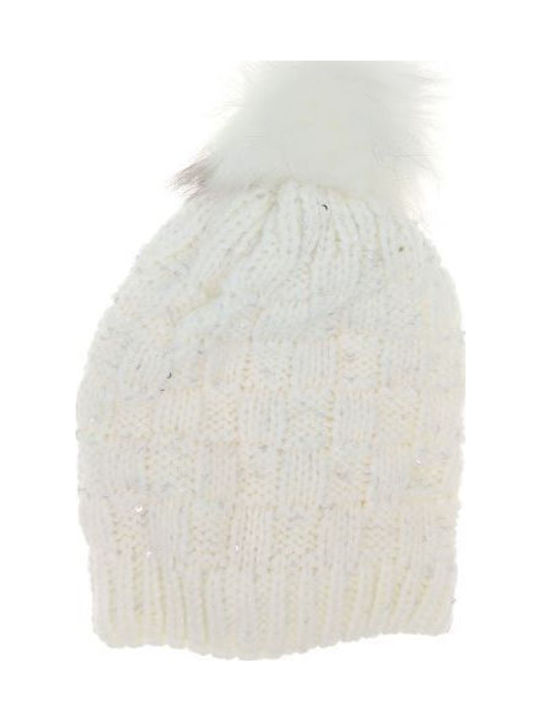 Knitted Gray Baby Beanie