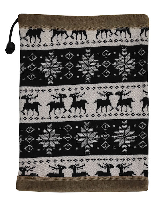 Kids Knitted Neck Gaiter Black