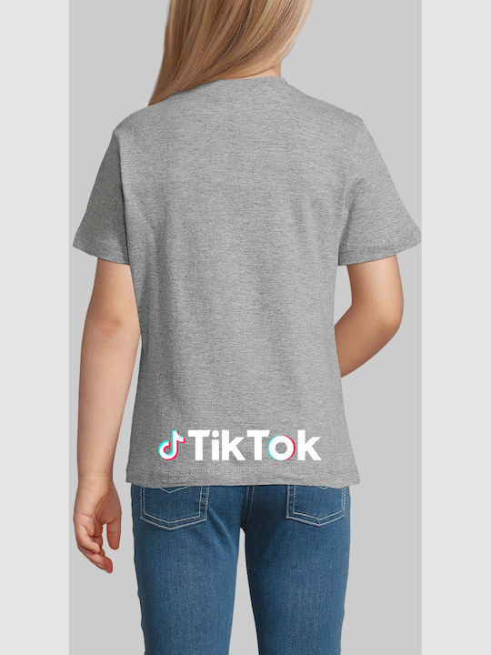 Детска тениска Тъмносин Tik Tok
