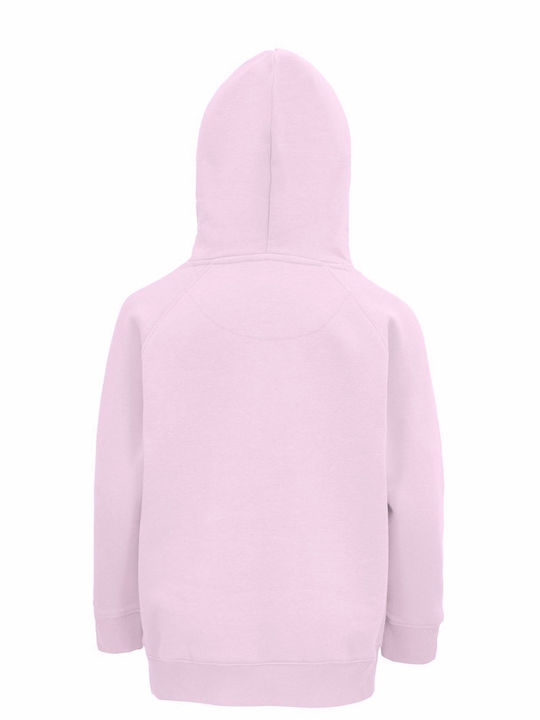 kirikoko Kinder Sweatshirt mit Kapuze und Taschen Creamy Pink Organic