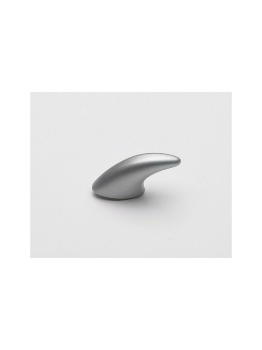 Pamar Buton Mobilier din Zamak & Metal Chrome-matte 20mm (Distanța între Centre 20mm) 0282-000-10C1 1buc