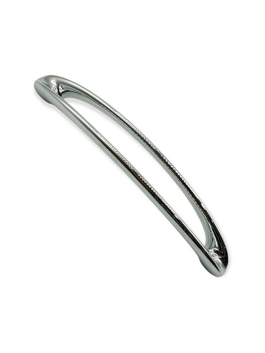 Furnipart Mâner Mobilier din Metal & Zamak Crom lustruit 185mm (Distanța între Centre 160mm) 7536-160-0A 1buc