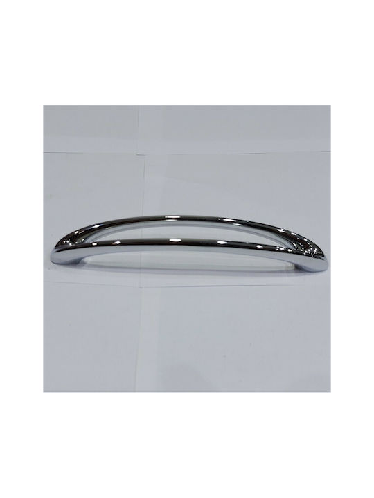 Furnipart Mâner Mobilier din Metal & Zamak Crom lustruit 185mm (Distanța între Centre 160mm) 7536-160-0A 1buc