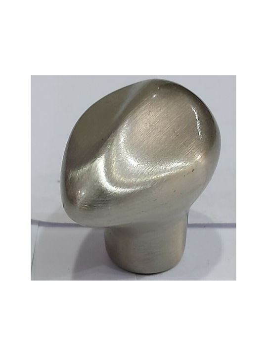 Steel-Nova Knopf Möbelgriff aus Metallisch in Silber Farbe 4130-000-12B1 1Stück