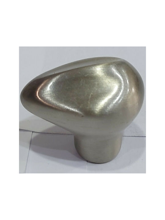Steel-Nova Knopf Möbelgriff aus Metallisch in Silber Farbe 4130-000-12B1 1Stück