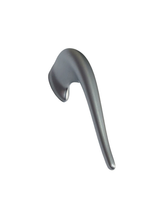 Obispa Handle Furniture made of Metallic & Zamak in Silver Color 200mm (Center Distance 32mm) 0084-032-10C1 1pcs