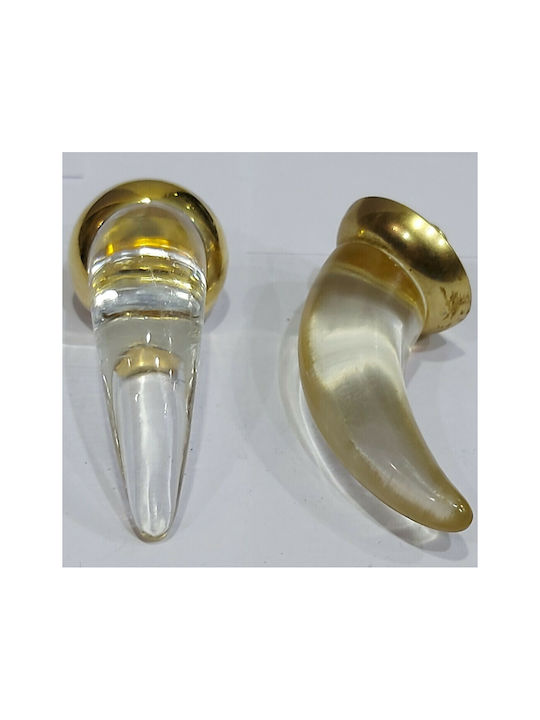 Steel-Nova Ръкохватка Мебел от Crystal & Метал Murano Crystal 7005-ORO2