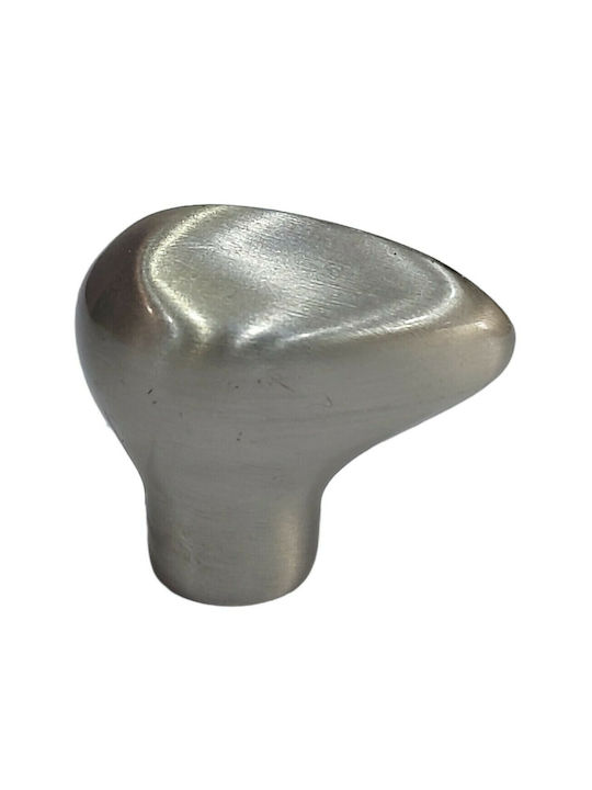 Steel-Nova Knopf Möbelgriff aus Metallisch in Silber Farbe 4130-000-12B1 1Stück