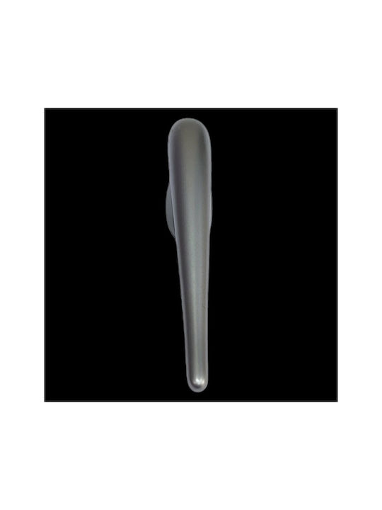 Obispa Handle Furniture made of Metallic & Zamak in Silver Color 200mm (Center Distance 32mm) 0084-032-10C1 1pcs
