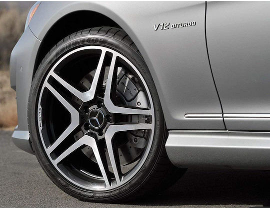 Wheel Center Cap Mercedes Benz with 73mm Internal Diameter Black 1pc