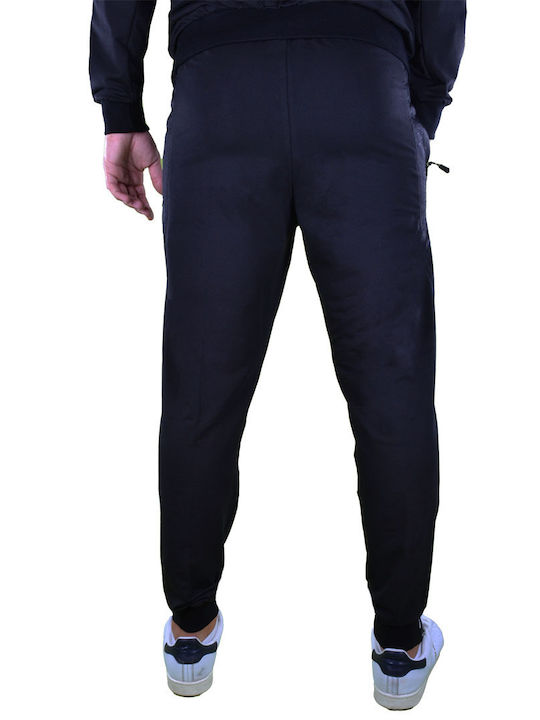 Axidwear Men's Sweatpants with Rubber Black