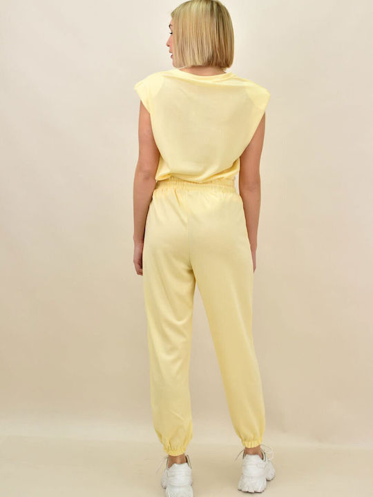 Sweatpants Set Yellow
