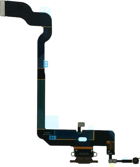 Flex Flex Cable with Charging port in Gold colour for iPhone XS