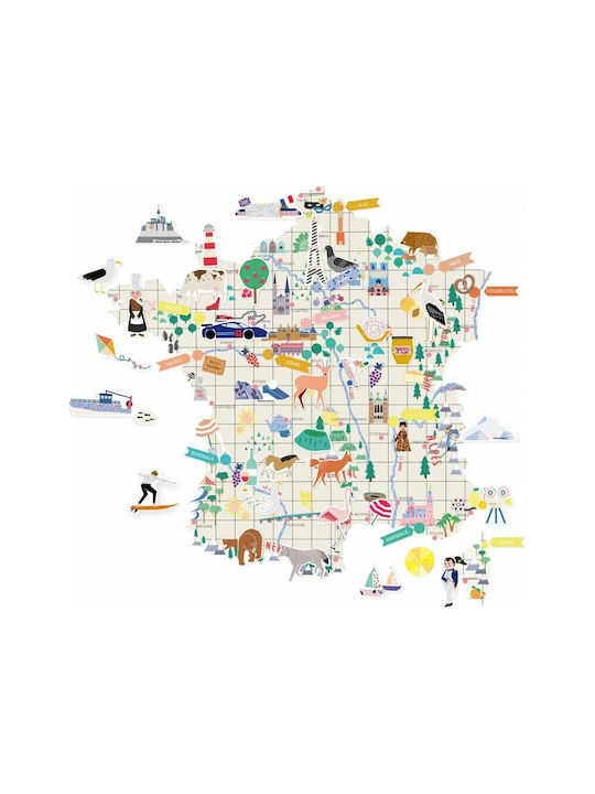 Mimi'lou Kids Wall Sticker Wallgames "ma France"