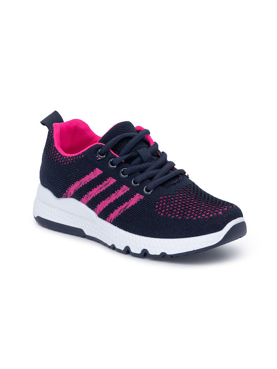 Marathon Sneakers Blue / Fuchsia