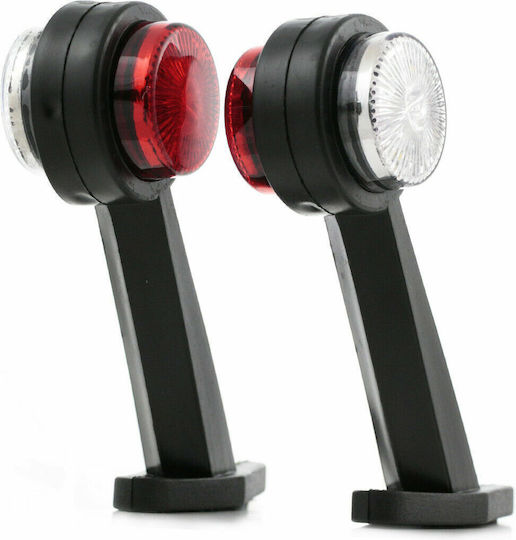 Truck Volume Lights 2pcs 12V - Red 0111LRW24