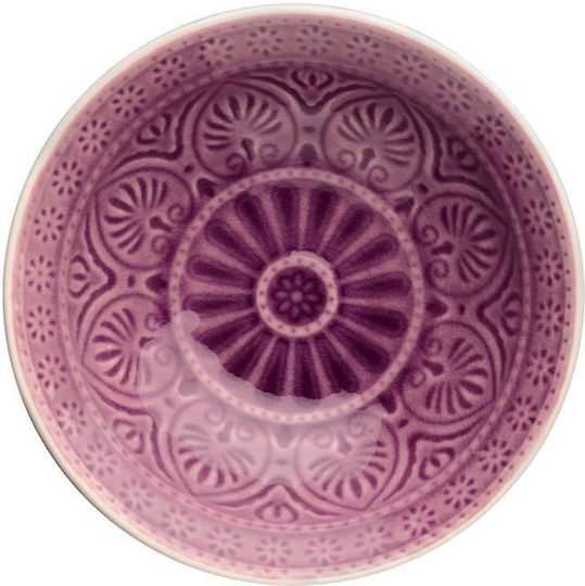 Butlers Sumatra Servierschale Rund Keramik Lila mit Durchmesser 14cm