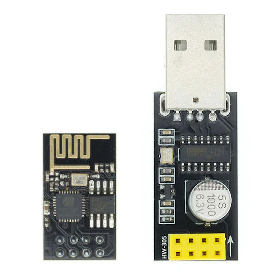 Esp-01 Microcontroller Board + Uart Programmer Board 801.01.037
