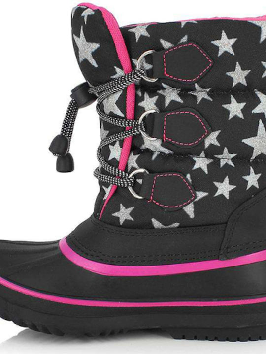 Kimberfeel Kids PU Leather Boots Black