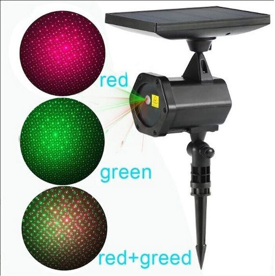 Christmas Spotlight Laser Solar IP44 Outdoor