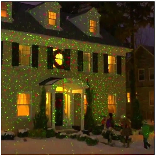 Proiector De Crăciun Laser Cu Iluminare Verde / Roșie IP44 Pentru Exterior