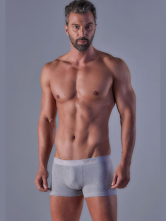 Herren-Boxershorts 1Packung Gray Herren-Boxershorts 1Packung Gray