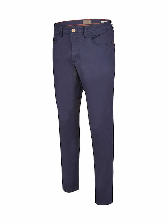 Men's Jeans Pants Elastic with Slim Fit Navy Blue