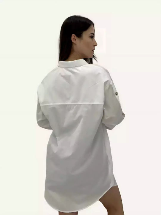 Women's Long Shirt White