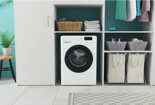 Indesit Πλυντήριο Ρούχων 8kg 1400 Στροφών MTWE 81495 WK EE