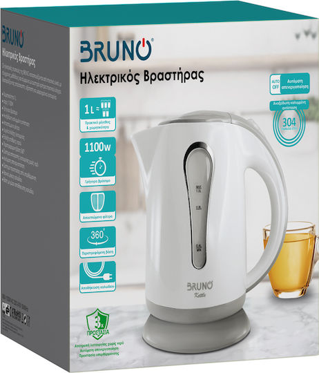 Bruno Fierbător 1lt 1100W Alb