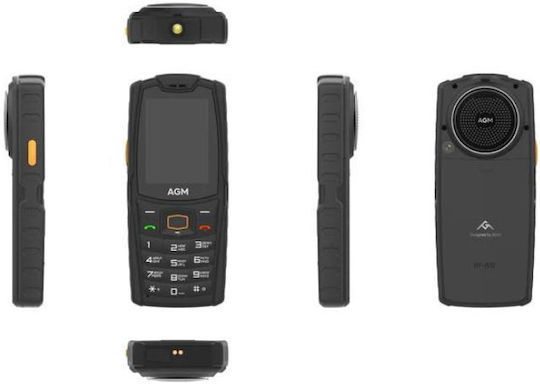 AGM M6 Dual SIM Ανθεκτικό Κινητό με Κουμπιά Μαύρο